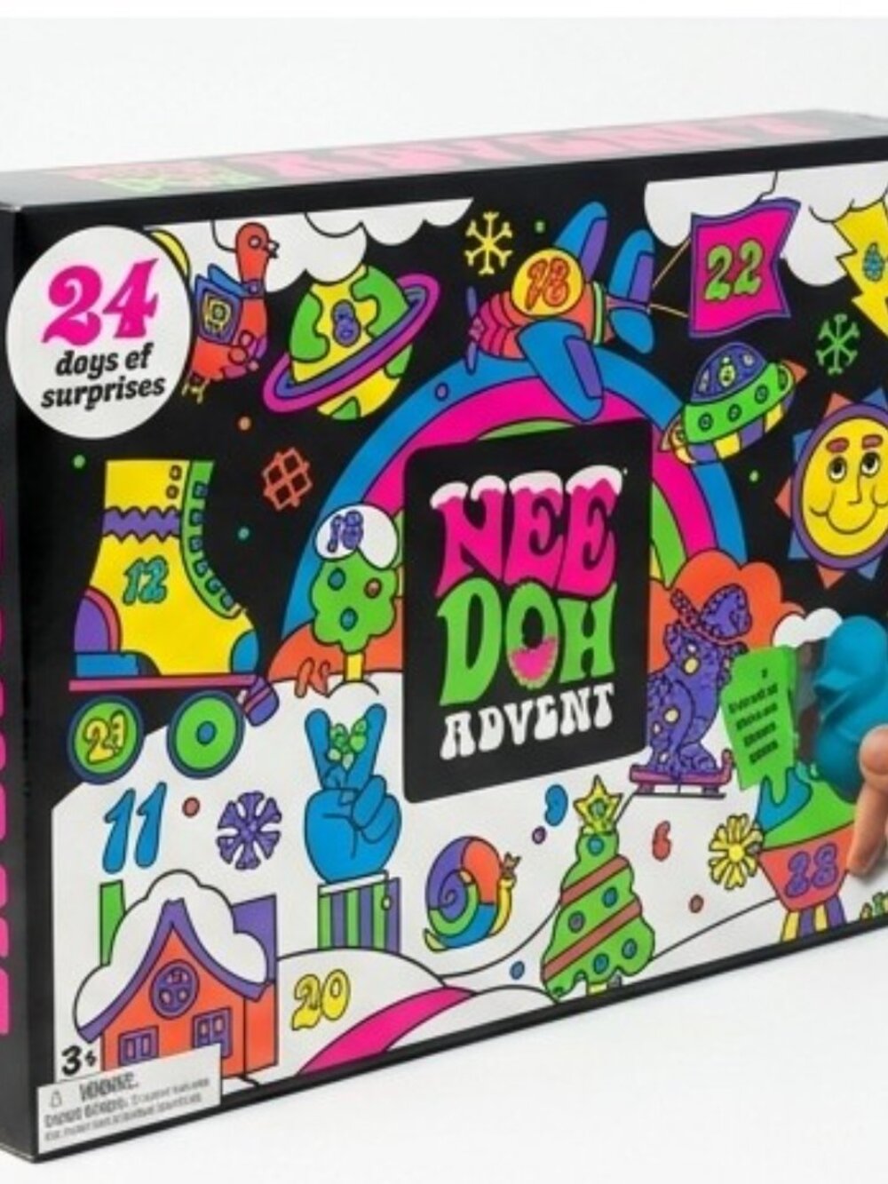 RARE NeeDoh 2026 Advent Calendar 24 Days of Surprises NEW SEALED